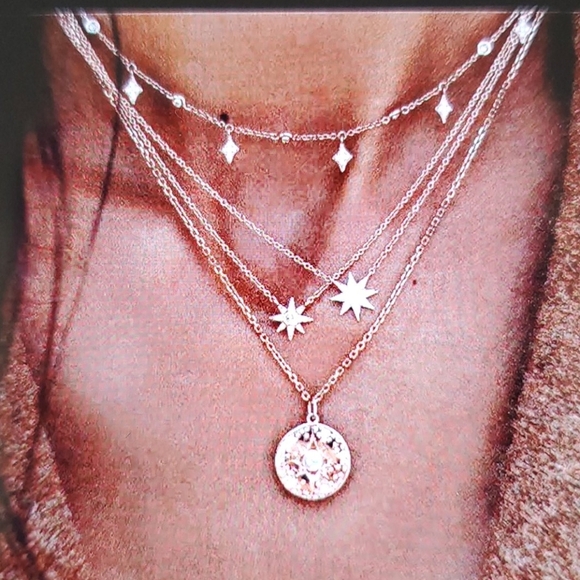 Jewelry - SHINING STARS LAYERING NECKLACE
